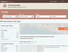 Tablet Screenshot of hotelgenova.net